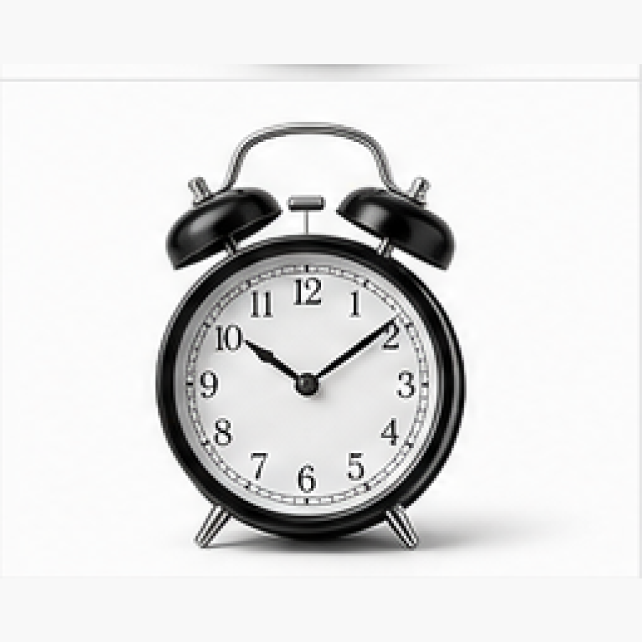 Metal Twin Bell Alarm Clock