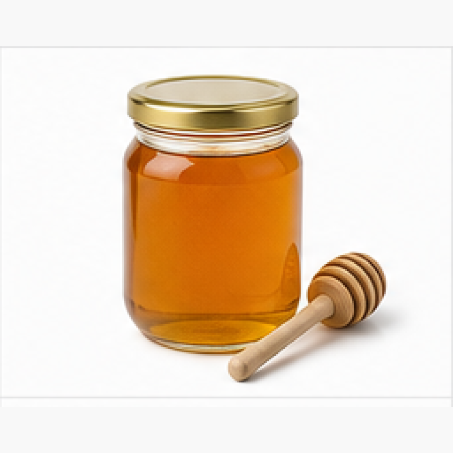 Natural Honey Glass Jar